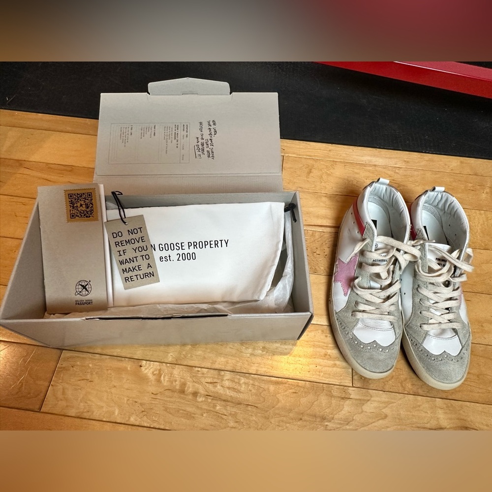 GOLDEN GOOSE (SOLD OUT) Never Stop Dreaming Midrise Sneakers 38